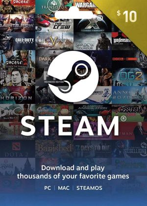 Imagen de GIFT CARD STEAM 10$